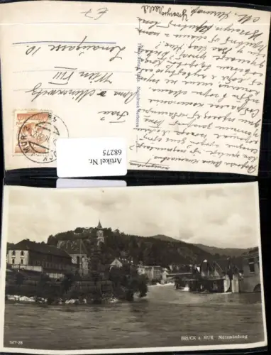 68275,Bruck a.d. Mur Mürzmündung Wasser Fluß