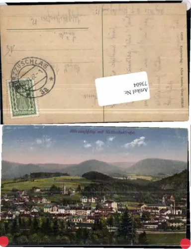 73604,Mürzzuschlag m. Heilandskirche COLOR 1918