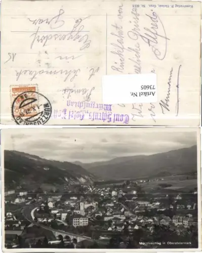 73605,Mürzzuschlag Fotokarte 1928