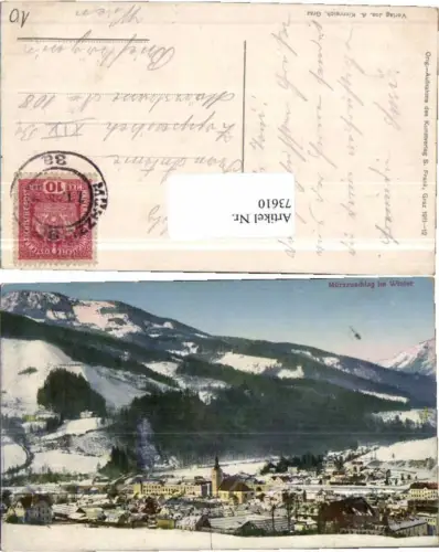 73610,Mürzzuschlag im Winter 1911