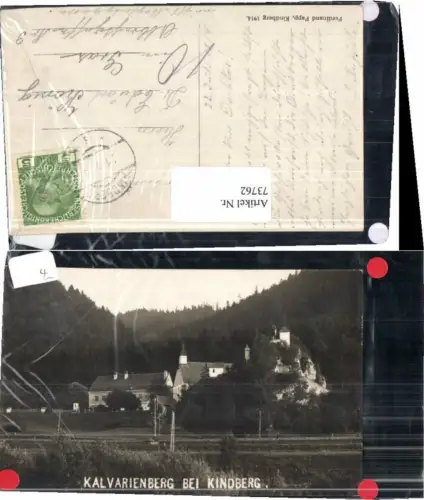 73762,Rare FotoAK Kalvarienberg b. Kindberg a.d. Mürz 1910