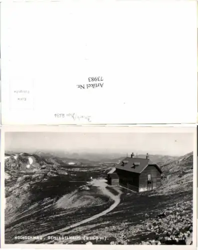 73983,Hochschwab Aflenz Turnau Schiestlhaus Bruck Mur