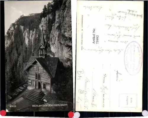 73992,Hochlantsch Schüsserlbrunn Mixnitz Pernegg