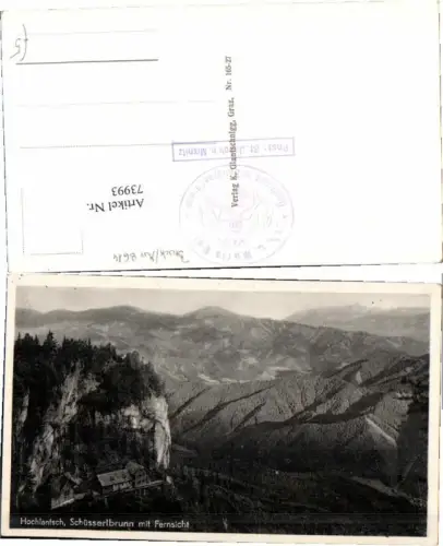 73993,Hochlantsch Schüsserlbrunn Mixnitz Pernegg