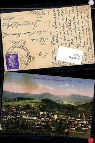 76066,Mürzzuschlag mit Heilandskirche Kirche Totale