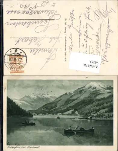 76363,Mariazell Erlaufsee Boot