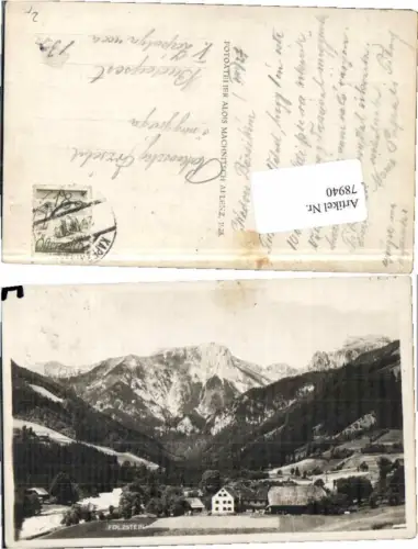 78940,Fölzstein b. Fölz Aflenz Thörl Kapfenberg 1928