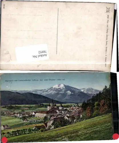 78952,Mariazell m. Gemeindealpe und Ötscher COLOR