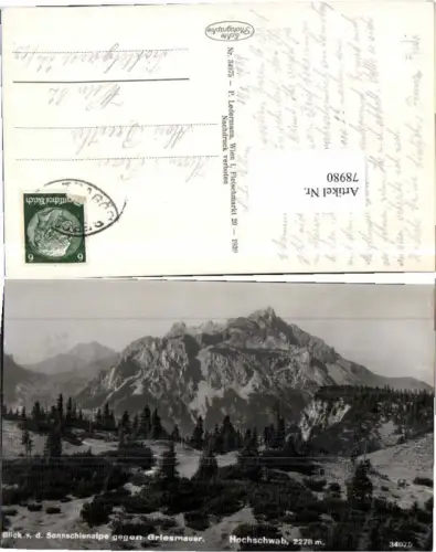 78980,Hochschwab Sonnschienalpe Aflenz Thörl