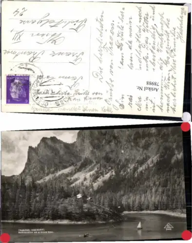78988,Tragöss Oberort Grüner See Gasthaus 1939
