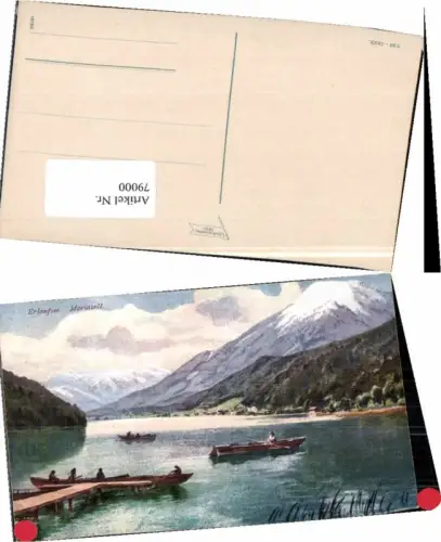 79000,Erlaufsee bei Mariazell Boot am See 1923