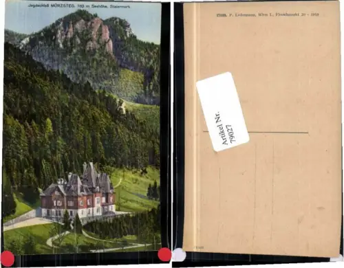 79027,Jagdschloss Mürzsteg COLOR 1919 Ledermann 17689