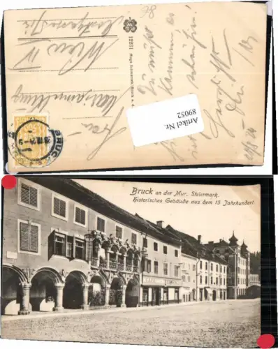 89052,Bruck a.d. Mur Hauptplatz m. Haus
