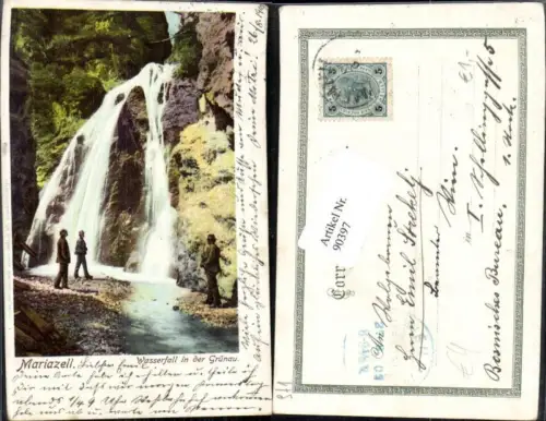 90397,Mariazell Wasserfall in der Grünau