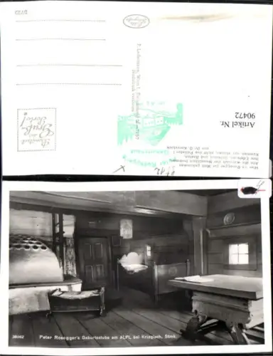 90472,Alpl bei Krieglach Peter Rosegger Geburtshaus Geburtsstube