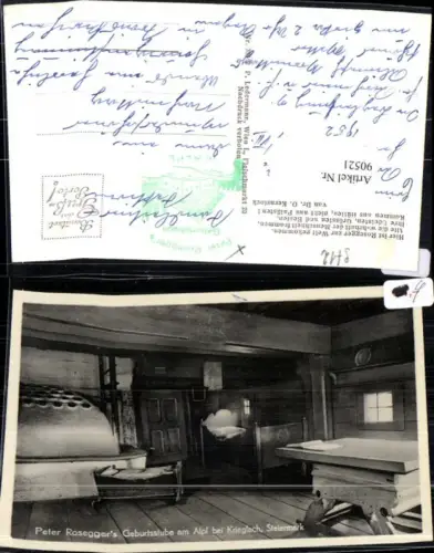 90521,Alpl bei Krieglach Peter Rosegger Geburtshaus Geburtsstube