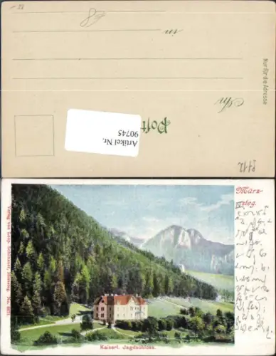 90745,Mürzsteg Jagdschloss Jagdschloß