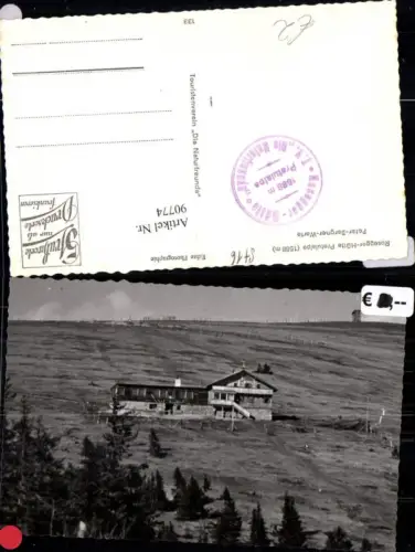 90774,Foto AK Rosegger Hütte Peter Bergner Warte Stuhleck Spital am Semmering