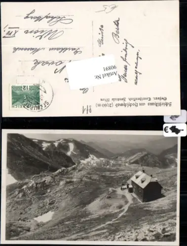 90891,Foto AK Schiestlhaus am Hochschwab bei Weichselboden
