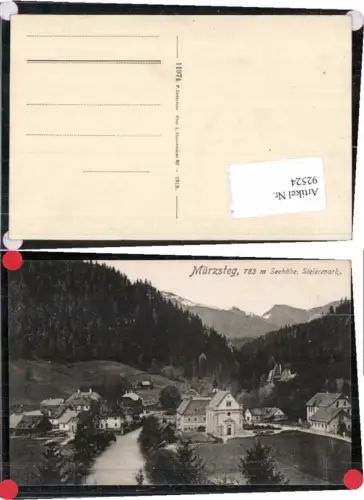 92524,Mürzsteg Partie im Ort 1919