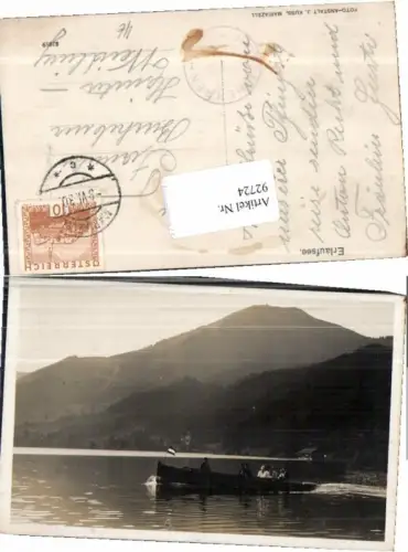 92724,Erlaufsee b. Mariazell Mitterbach Boot Leute