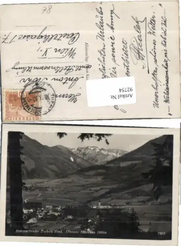 92754,Turnau m. Aflenzer Staritzen 1930