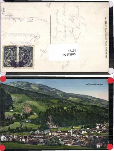 92795,Mürzzuschlag Totale 1918