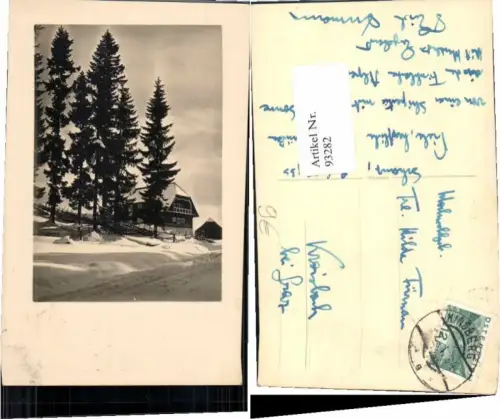 93282,Kindberg Fotokarte Gasthaus Schanz 1934