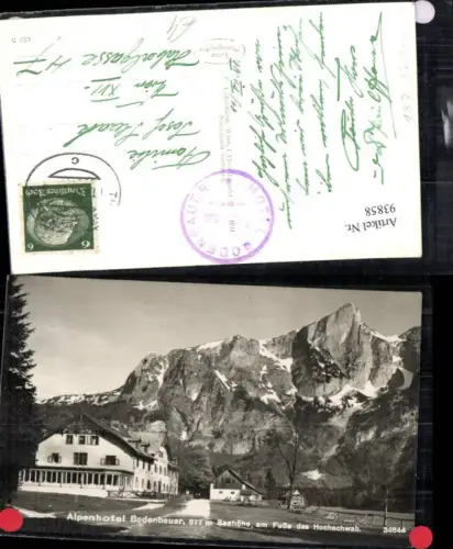 93858,Alpenhotel Bodenbauer Hochschwab Weichselboden