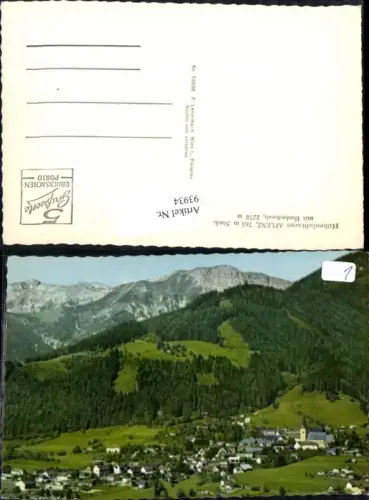 93934,Höhenluftort Aflenz mit Hochschwab Totale