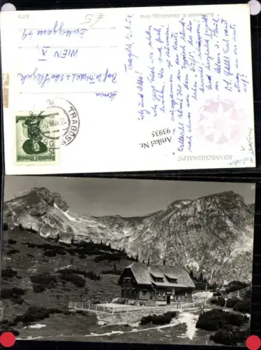 93935,Foto AK Sonnschien Hütte Detailansicht Eisenerz