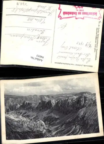 94053,Foto AK Blick i.d. Dullwitz vom Hochschwabplateau Weichselboden Aflenz