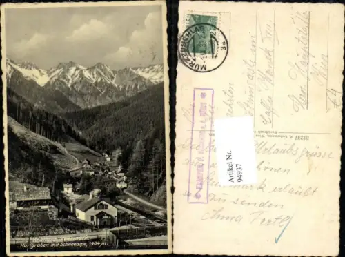 94937,Krampen Karlgraben mit Schneealpe Mürzzuschlag