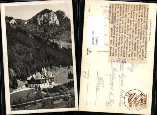 94952,Foto AK Jagdschloß Mürzsteg Mürzzuschlag