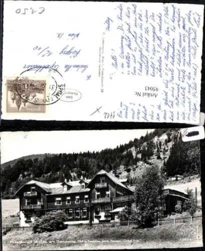 95043,Spital am Semmering Pension Onkel Fritz Detailansicht