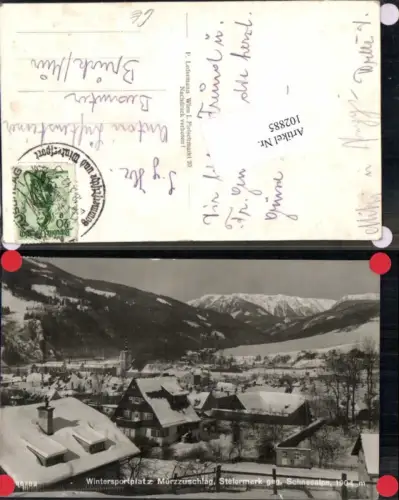 102885,Mürzzuschlag Ortsrand Häuserdetails