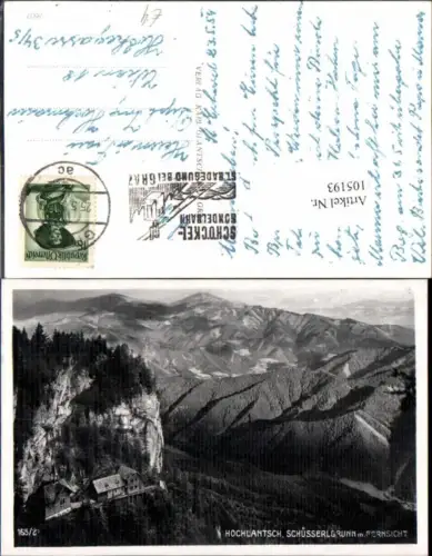 105193,Hochlantsch Schüsserlbrunn Mixnitz St Erhard 1950