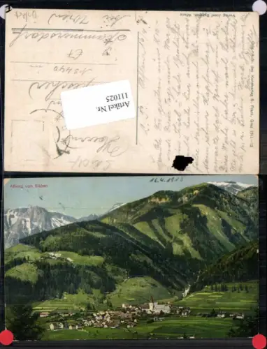 111025,Aflenz Partie nach Süden 1911