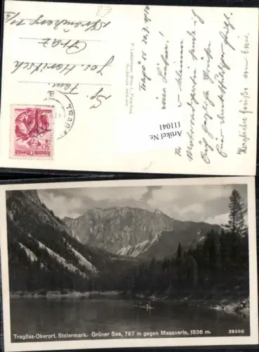 111041,Tragöss Oberort Grüner See 1940