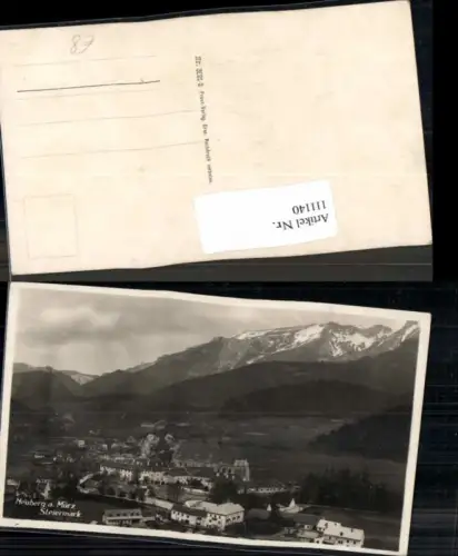 111140,Neuberg a.d. Mürz 1930