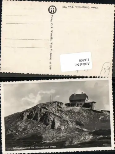 116600,Schneealpenhaus Schauerkogel bei Mürzzuschlag