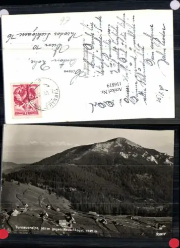 116819,Turnau Turnaueralpe Rauschkogel Aflenz 1930