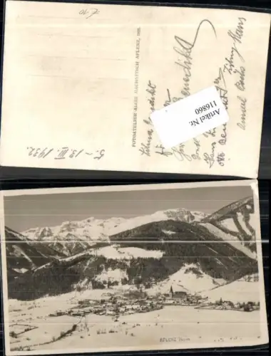 116860,FotoAK Aflenz Totale 1932