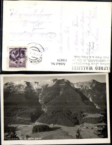 118879,Lahnsattel m. Göller Terz Frein a. d. Mürz 1951