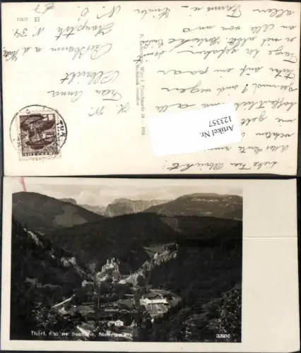 123357,Thörl bei Aflenz Ortsansicht 1936