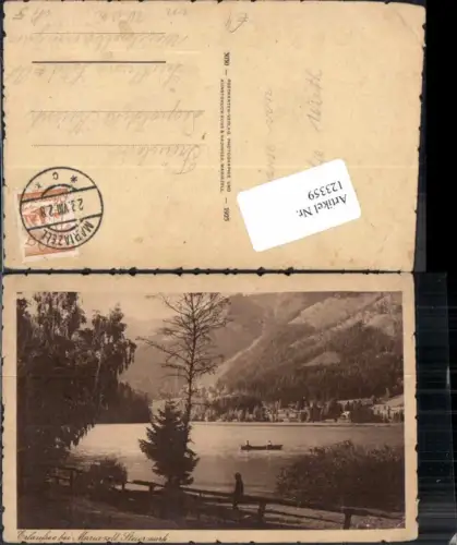 123359,Erlaufsee bei Mariazell Mitterbach 1925