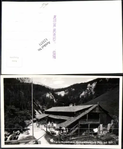 123371,Gasthaus Schwabenbartl Fölz bei Aflenz Tolle Ansicht 1935