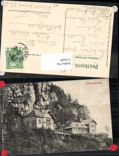 123644,Schüsserlbrunn bei Mixnitz St Erhard Pernegg 1910