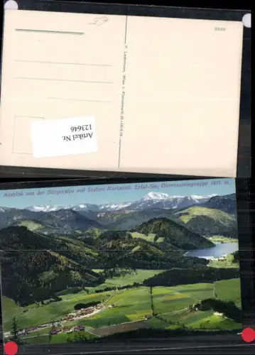 123646,Ausblick v.d. Bürgeralpe Mariazell Mitterbach Erlaufsee 1914