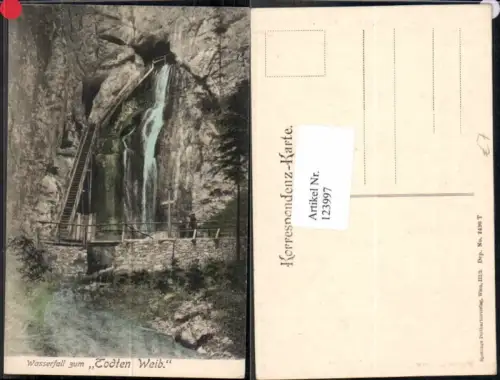 123997,Wasserfall zum Todten Weib bei Frein a.d. Mürz